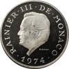 100 francs Monaco 100 francs 1974, PROOF, 25th Anniversary - Reign of Rainier III -