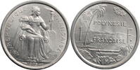 1 franc French Polynesia 1 franc 1975, BU, French overseas collectivity (1965 - 2020) -