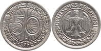 50 reichspfennig Germany 50 reichspfennig 1931 F, UNC, Weimar Republic (Reichsmark) (1924-1938) -