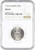 50 groschen Austria 50 groschen 1934, NGC MS64, First Republic (Shilling) (1925 - 1938) -