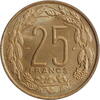 25 francs French Equatorial Africa 25 francs 1958, BU, French colony (1942 - 1958) -