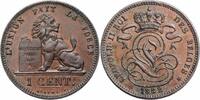 1 centime Belgium 1 centime 1882 DES, UNC, King Leopold II (1865 - 1909) -