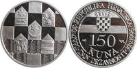 150 kuna Croatia 150 kuna 1995, PROOF. 5th Anniversary - Independence -