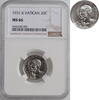 20 centesimi Vatican City 20 centesimi 1931, NGC MS66, Pope Pius XI (1929 - 1938) -