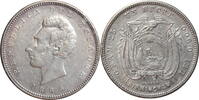 1 sucre Ecuador 1 sucre 1889 H, XF-AU, República del Ecuador (1872 - 1918) -