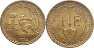 1 franc Monaco 1 franc 1924, UNC, Prince Louis II (1922 - 1949) -