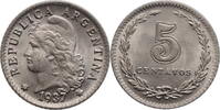 5 centavos Argentina 5 centavos 1937, BU, Argentine Peso (1881 - 1969) -
