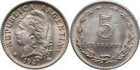 5 centavos Argentina 5 centavos 1940, BU, Argentine Peso (1881 - 1969) -