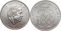 100 francs Monaco 100 francs 1989, BU, 40th Anniversary - Reign of Rainier III -