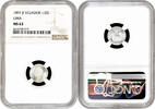 1/2 decimos Ecuador 1/2 decimos 1897 JF, NGC MS63, República del Ecuador (1872 - 1918) -
