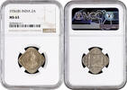 2 Anna India - British 2 Anna 1936 (B), NGC MS63, King George V (1911 - 1937) -