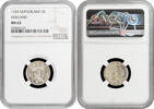 2 stuivers Netherlands (Holland) 2 stuivers 1724, NGC NS63, Dutch Republic (1701 - 1794) -