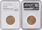 1 sechsling Schleswig-Holstein 1 sechsling 1851 TA, NGC MS65 RB, Provisional (1850 - 1851) Top Pop -