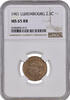 2 1/2 centimes Luxembourg 2 1/2 centimes 1901, NGC MS65 RB, Luxembourg (1854 - 1917) Top Pop -