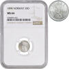 ore Norway 10 ore 1890, NGC MS64, King Oscar II (1874 - 1906) -