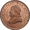 4 soldi Papal States 4 soldi 1866 R, NGC MS64 RB, Pope Pius IX (1846 - 1878) -