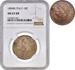 10 centesimi Italy 10 centesimi 1894 BI, NGC MS63 RB, King Umberto I (1878 - 1900) -
