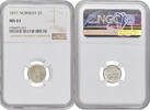 2 skilling Norway 2 skilling 1871, NGC MS61, King Charles XV (1859 - 1872) -