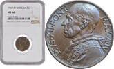 5 centesimi Vatican City 5 centesimi 1942, NGC MS66, Pope Pius XII (1939 - 1958) -