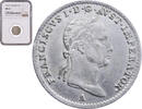 3 kreuzer Austria 3 kreuzer 1832 A, NGC MS62, Emperor Ferdinand I (1806 - 1835) -