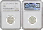 16 skilling rigsmont Denmark 16 skilling rigsmont 1857 VS, NGC MS63, King Frederick VII (1848 - 1863) -