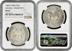 1 peso Chile 1 peso 1883 So, NGC MS63, Republic of Chile (1851 - 1898) -