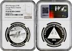 10 cordobas Nicaragua 10 cordobas 2016, NGC PF69 UC, Fabulous 15 - Paslama Sea Turtle -