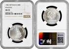 Vietnam 100 dong 1986, NGC MS70, Natural Protection - Peacock Top Pop 3/0 -