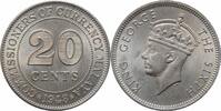 20 Cent Malaya 20 Cent 1948, BU, King George VI (1939 - 1950) -