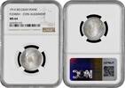 1 franc Belgium 1 franc 1914 Flemish, NGC MS64, King Albert I (1910 - 1934) -