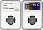krone Austria 20 hellers 1916, NGC MS64, Austro-Hungarian krone (1892 - 1918) -
