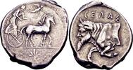 Ancient Greek tetradrachm Sicily, Gela -