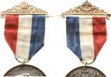 Großbritannien Versilberte Bronzemedaille 1902 Edward VII., 1901-1910, v. Pope, Coronation Medal, Dieu et mon droit aEF, min. Kr., kl. RF, Trageloch, Band und Spange