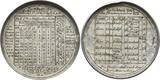 Nürnberg, Stadt Zinn - Steckmedaille v. Stettner, auf die Teuerung und überstandene Hungersnot 1816/1817 EF, winz. eingeritzte Zahl, min. Kr.