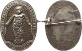 München, Stadt Hochovale einseitige Silbermedaille o.J. (nach 1909) auf das Kinderkrankenhaus an der Lachnerstraße Sehr selten, aEF, Tragespange an Rs.