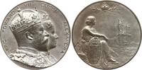 Großbritannien Krönungsmedaille Edward VII., 1901-1910, v. Fuchs bei Elkington, King Edward und Queen Alexandra -