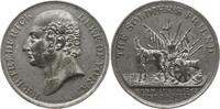 Großbritannien Zinnmedaille George IV., 1820 - 1830, v. T. Halliday, auf den Tod des Duke of York -