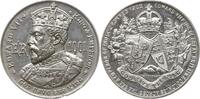 Großbritannien Zinnmedaille Edward VII., 1901-1910, ohne Signatur, Coronation Medal, ER 1901 -