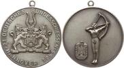 Hannover, Stadt Tragbare versilberte Bronzemedaille auf das 21. Deutsche Bundesschiessen -