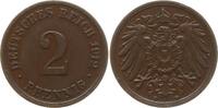 Deutsches Kaiserreich 2 Pfennig 1912 D EF