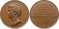 Frankfurt, Stadt Bronzemedaille v. Pfeuffer u. Loos, a.d. Natur- und Afrikaforscher Eduard Rüppell, 1794 - 1884 -