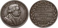 Nürnberg, Stadt Silberabschlag vom Doppeldukaten v. G.W. Vestner, a.d. 200-Jahrfeier der Reformation, Brb. Matin Luther -