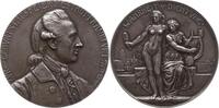 Frankfurt, Stadt Große Silbermedaille v. Hugo Kaufmann, Offizielle Medaille der Stadt zu Goethes 150. Geburtstag -