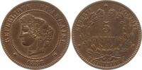 Frankreich, 3. Republik 5 Centimes Paris, Typ Cérès -
