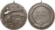 Frankfurt, Stadt Tragbare Silbermedaille (900) Preismedaille Zimmerschützen-Verband Maingau, Stadtansicht -