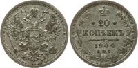 Russland 20 Kopeken Nikolaus II., 1894 - 1917, St. Petersburg -