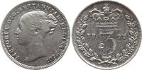 Großbritannien 3 Pence Victoria, 1837 - 1901 -