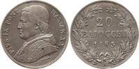 Kirchenstaat 20 Baiocchi Pius IX., 1846 - 1878, AN .XX. , Rom -