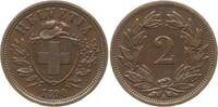 Schweiz 2 Rappen 1890 VF+