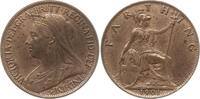 Großbritannien Farthing (1/4 Penny) Victoria, 1837 - 1901 -